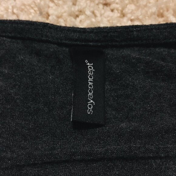 Soyaconcept Watercolour Forest Print Long Sleeve Crochet Collar Jersey T… - Picture 7 of 16